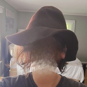 Vintage Brown Floppy Hat, size Medium